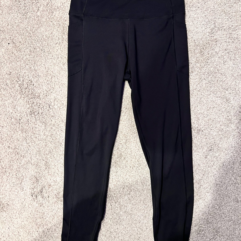 VS HIGHRISE POCKET Stylish Black High-Waisted Leggings